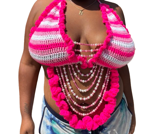 Beaded Bikini Top