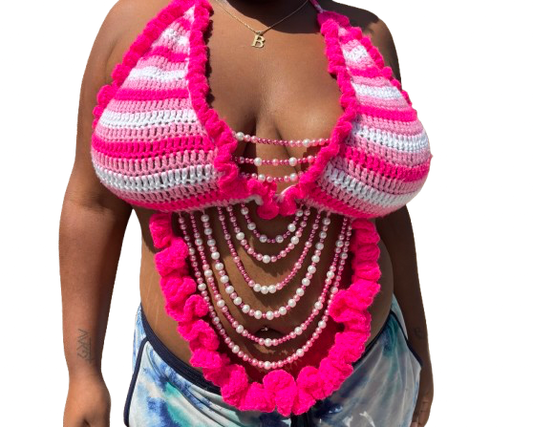 Beaded Bikini Top